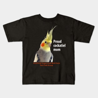 Cockatiel 3 - white type Kids T-Shirt